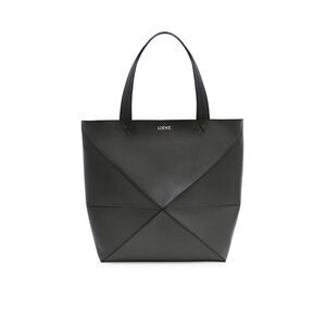 Loewe Men Puzzle Fold Tote Xl Bag In Polished Calfskin
